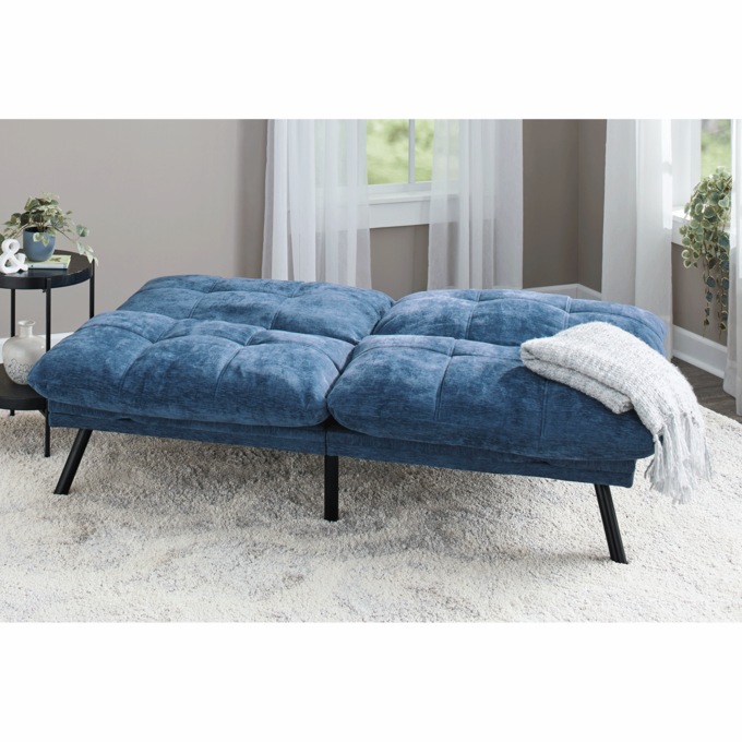 Tufted Futon Sofa Bed, , large