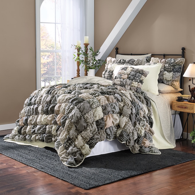 Farmhouse Puff Oversized Quilt Bundle - King, , large