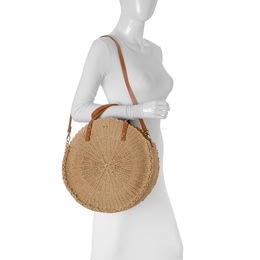 Circle Straw Bag, , large
