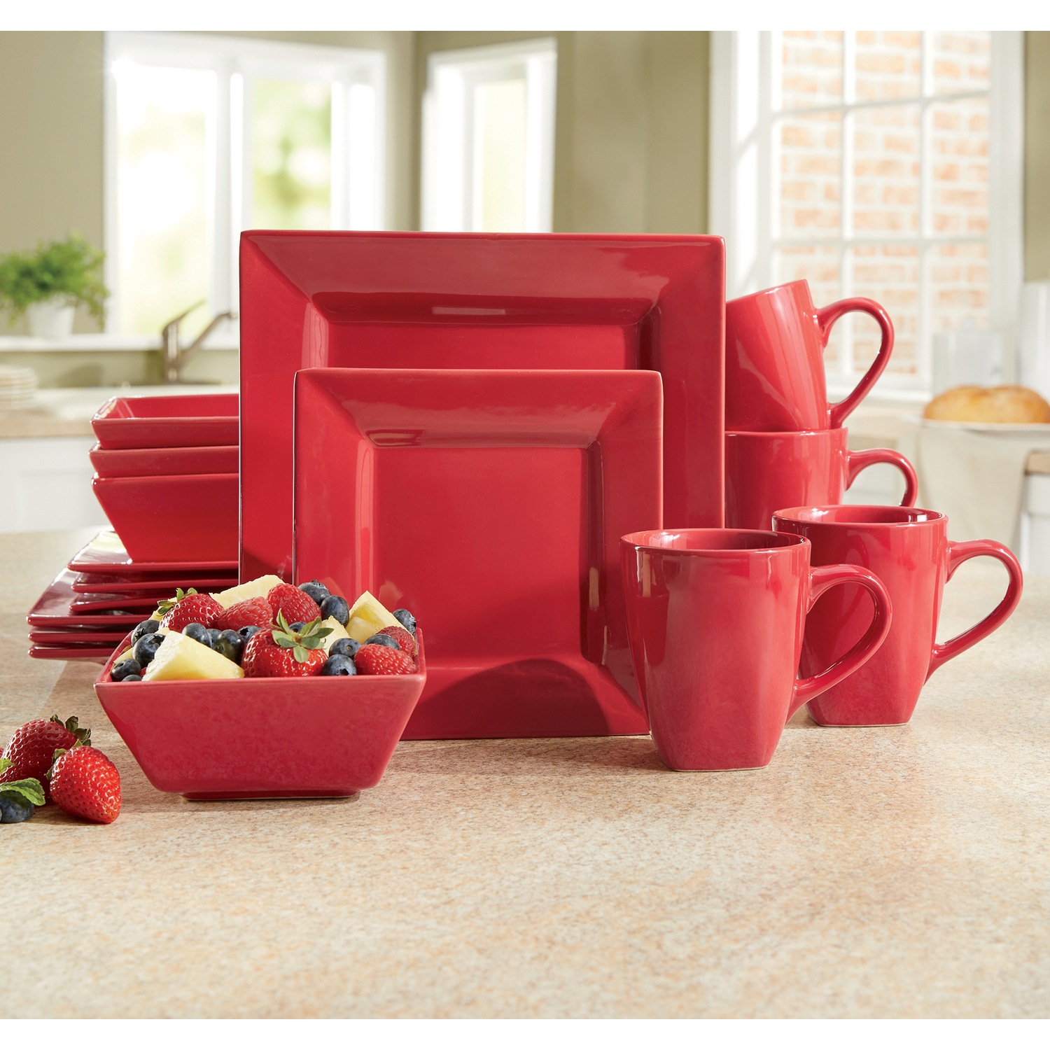 Red square dinnerware set hotsell