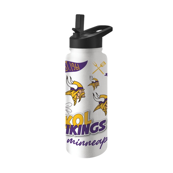 NFL Native Logo Water Bottle, , large