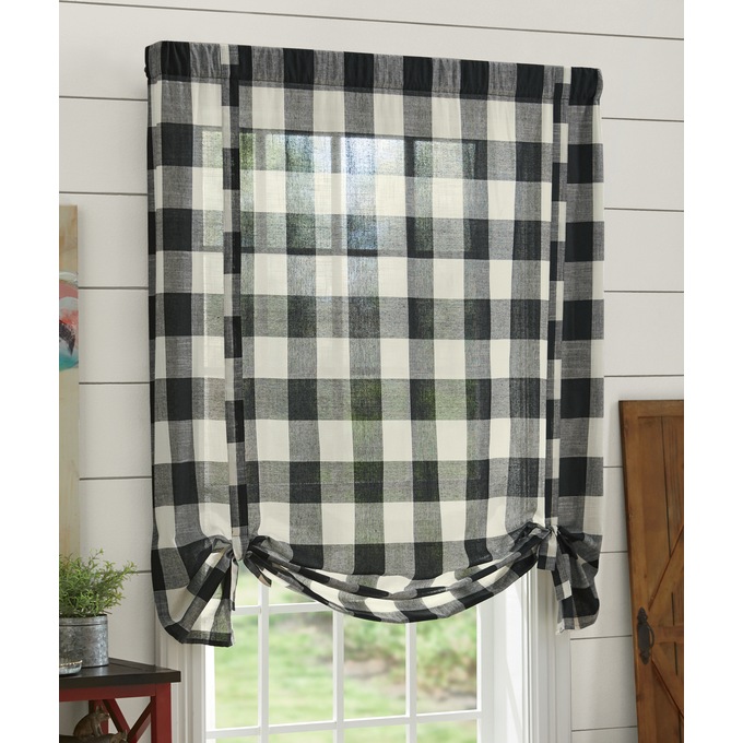 Buffalo Plaid Tie Shade, , large