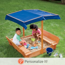 Convertible Sandbox with Sunshade, , large