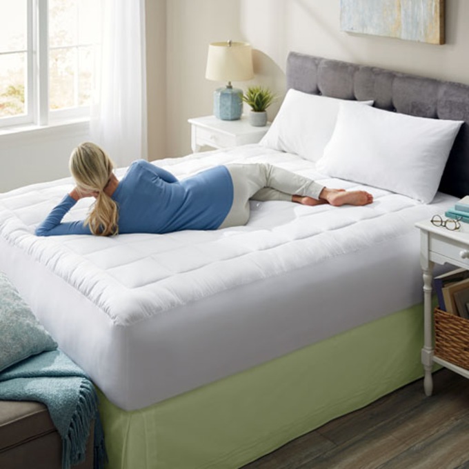 Coolmax High-Loft Mattress Topper, , large