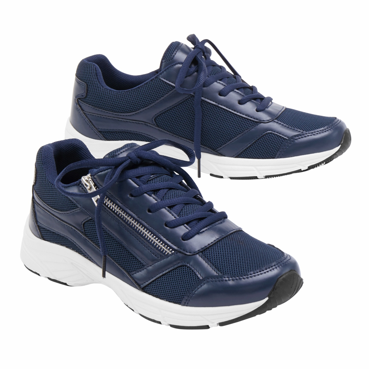 Women's Zoe Side-Zip Lace-Up Sneaker | Montgomery Ward