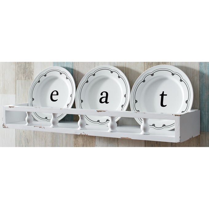 3-Piece Eat Plates Wall Décor, , large