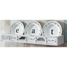 3-Piece Eat Plates Wall Décor, , large