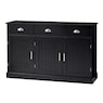 Miller Shaker-Style Sideboard Buffet Cabinet, , large