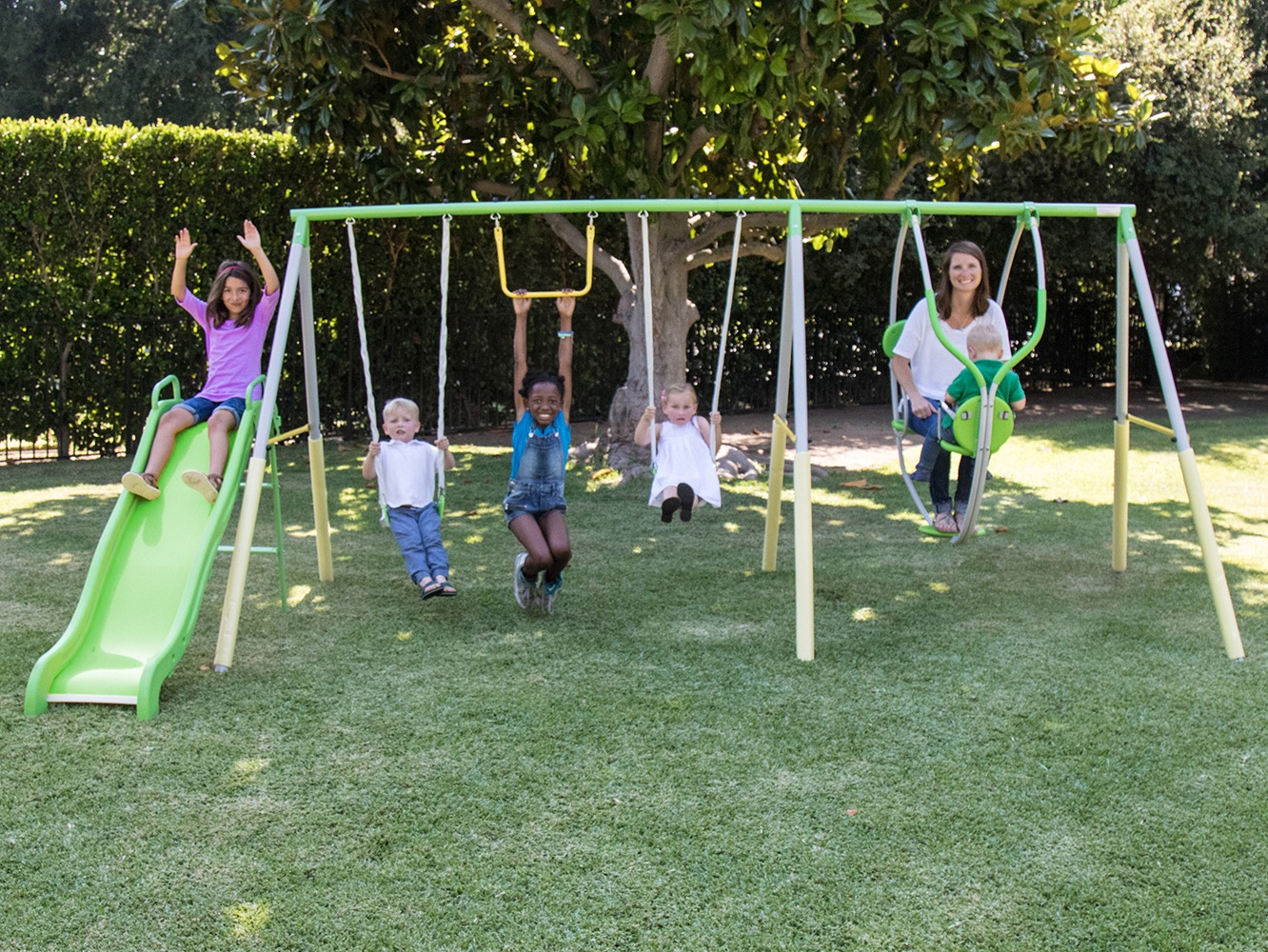 large swing set