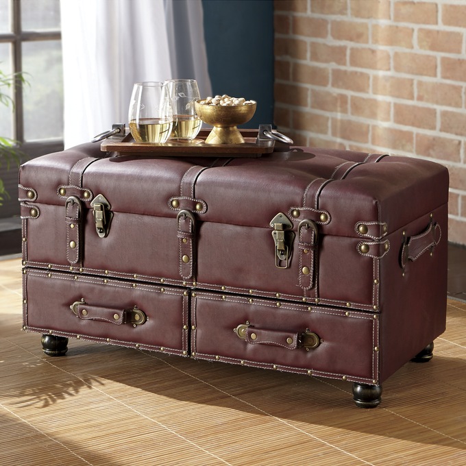 Voyager Storage Trunk Bench, , large