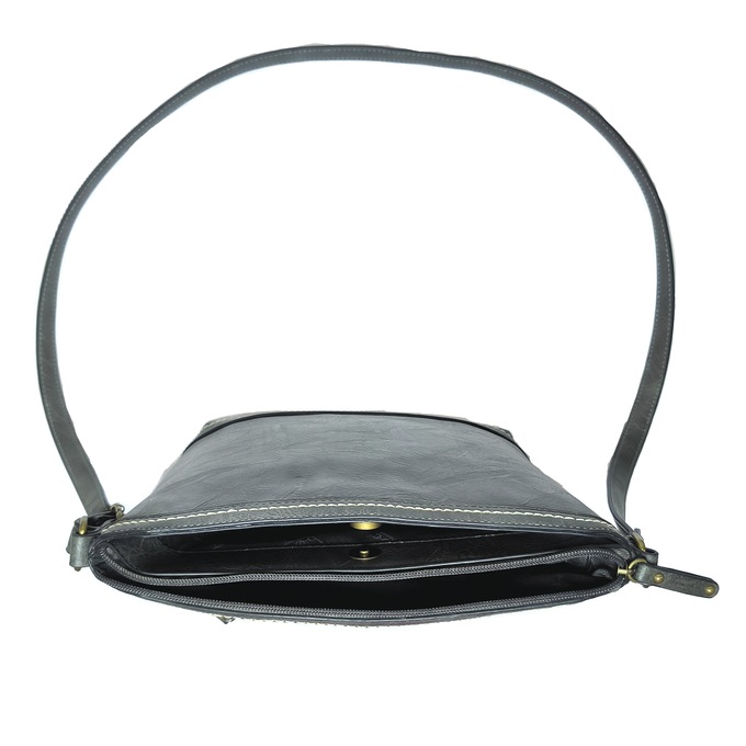 Baldwin Women's Crossbody, Charcoal, large