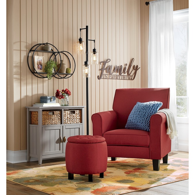 Franklin 3-Shade Floor Lamp, , large