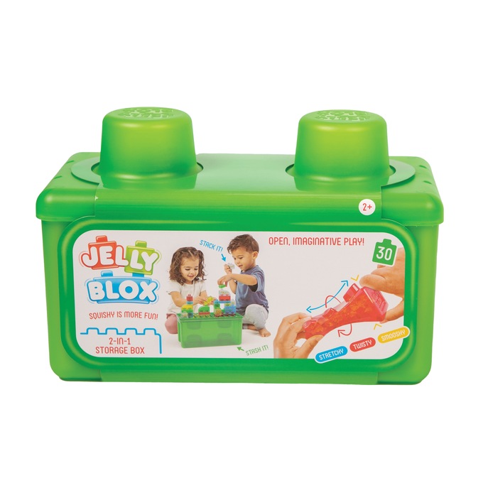 Jelly Blox Stash & Stack, Green, large