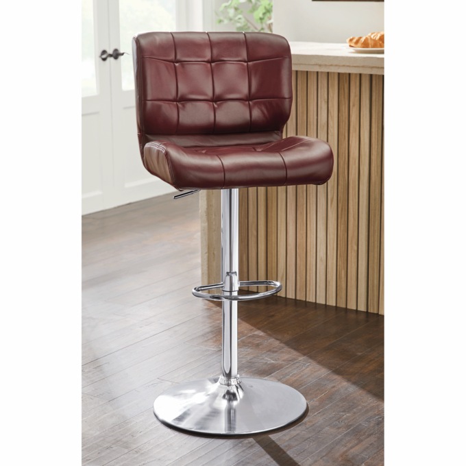 Laurel Oversized Tufted Stool, , large