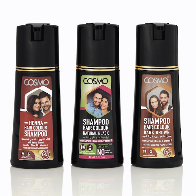 Cosmo Hair Colour Shampoo, , large