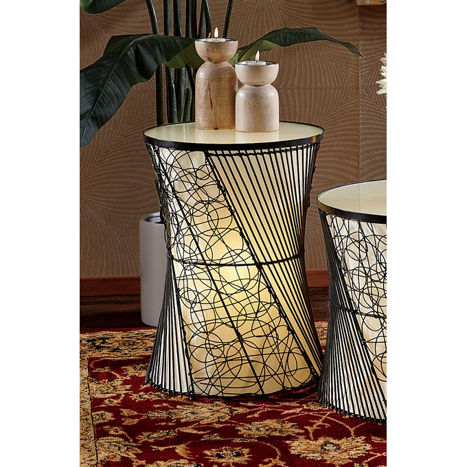 Zeke Lit End Table, , large