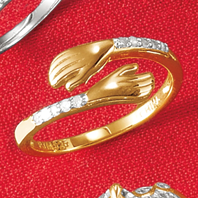 Diamond Hug Ring, , large
