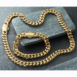 Majesty Truth Goldtone Chain Necklace, , large