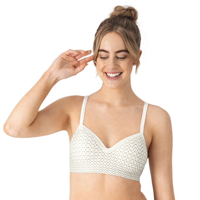 Hanes Smooth Comfort Foam Wire Free Bra, , large