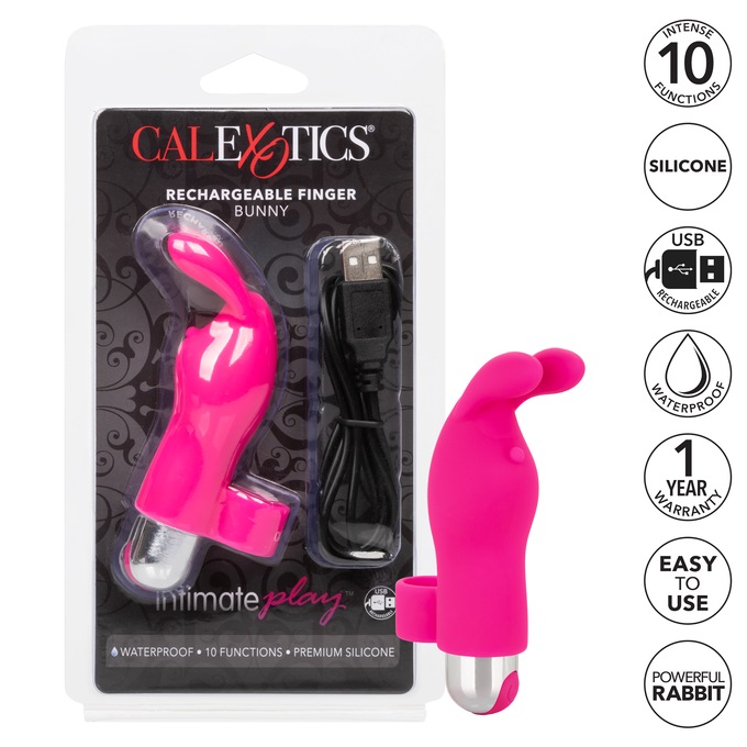 Intimate Play Rechargeable Finger Bunny, , large