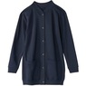 Snap-Front Cardigan, Navy, large