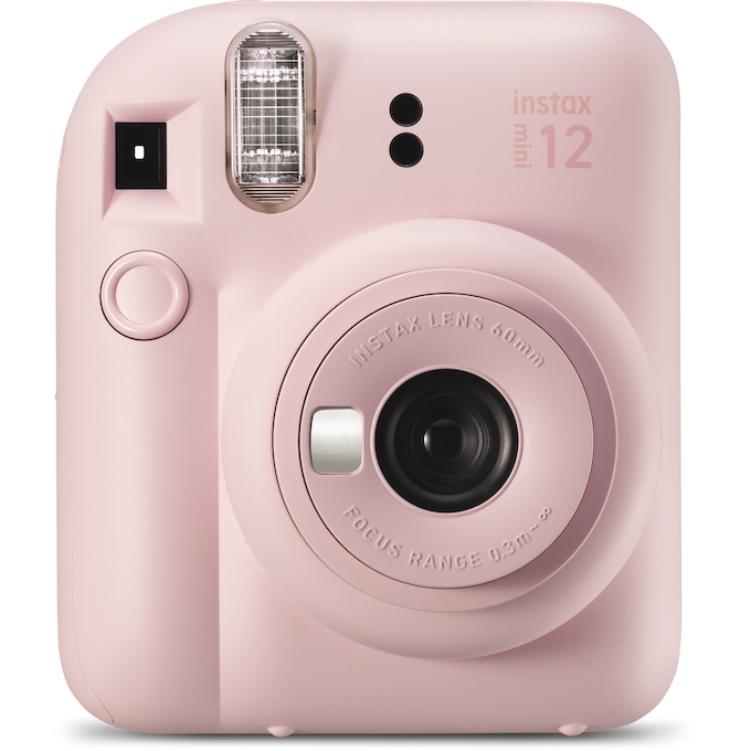 Fujifilm Instax Mini 12 Instant Camera with Built-In Selfie Mirror, Blossom Pink, large