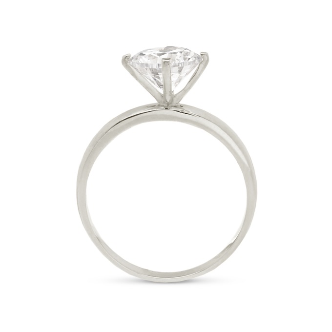 10K Gold Cubic Zirconia Ring, , large