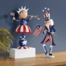 Lady Liberty or Jolly Uncle Sam Figurine, , large