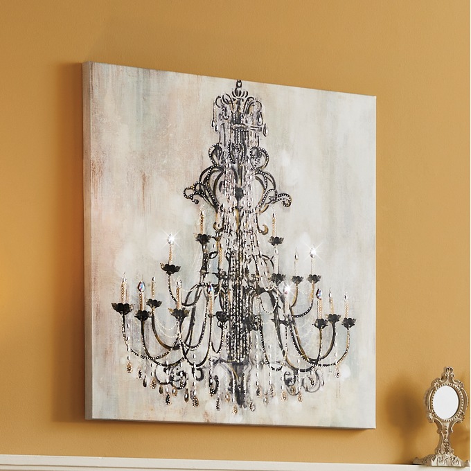 Jeweled Chandelier Canvas, , large