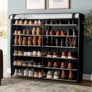 6-Layer Double Shoe Rack, , large