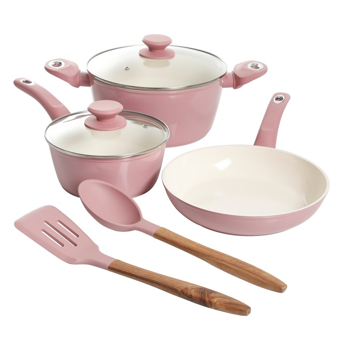 Plaza Café 7-Piece Cookware Set, , large