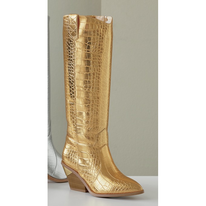 Croco Cowgirl Boot, , large