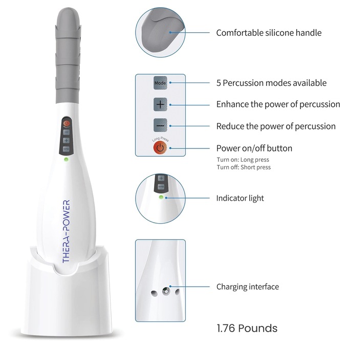 Cordless Handheld Massager, , large