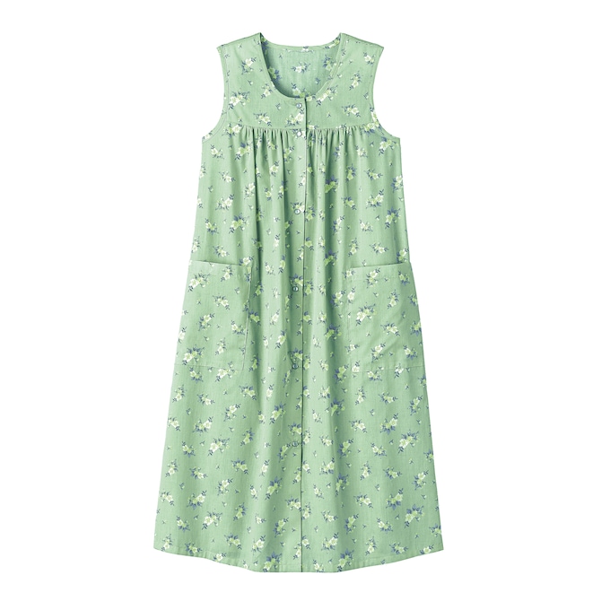 Sleeveless Woven Shift Dress, , large