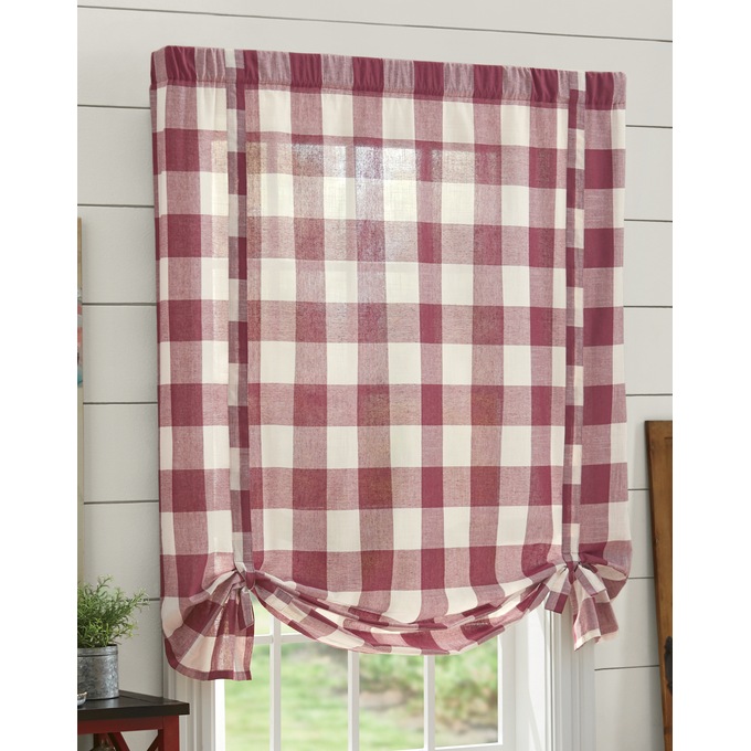 Buffalo Plaid Tie Shade, , large