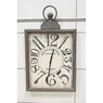 Station Wall Clock, Gray, large