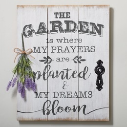 Garden Prayers Sign, , large