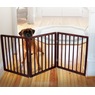 Wood Tri-Fold Pet Gate, , large