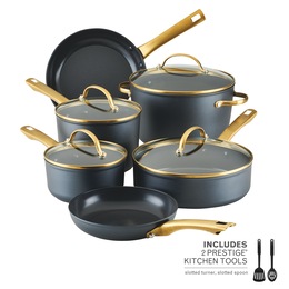 Farberware 12-Piece Forged Aluminum Cookware Set, , large