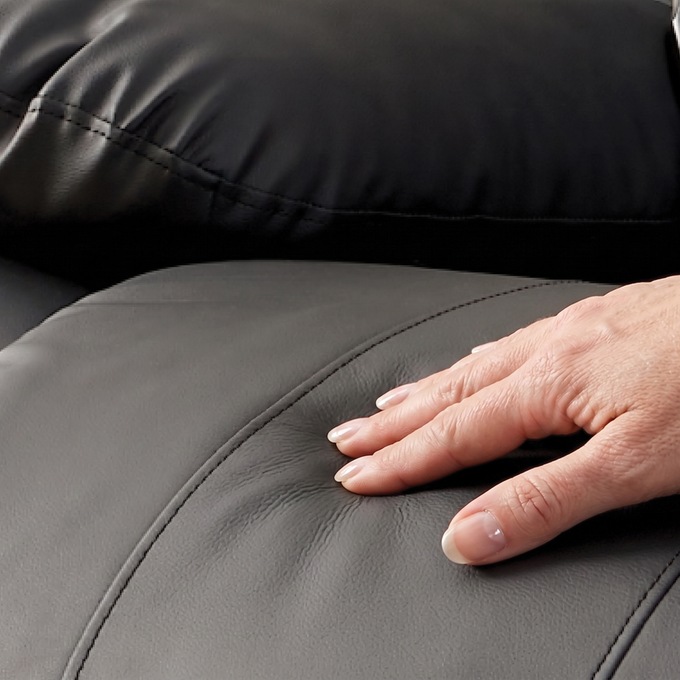 Overstuffed Recliner with Massage, , large