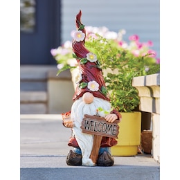 Solar Gnome with Birds, , large