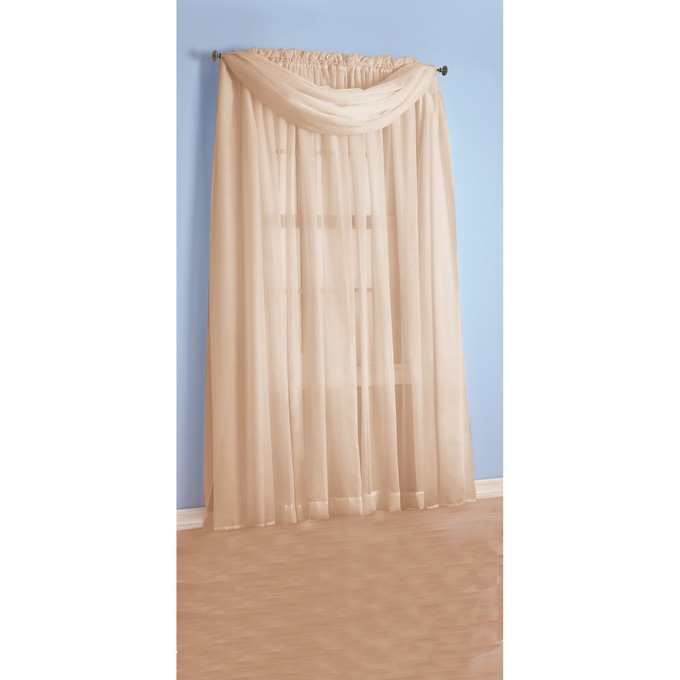 Sheer Curtain Scarf, , large