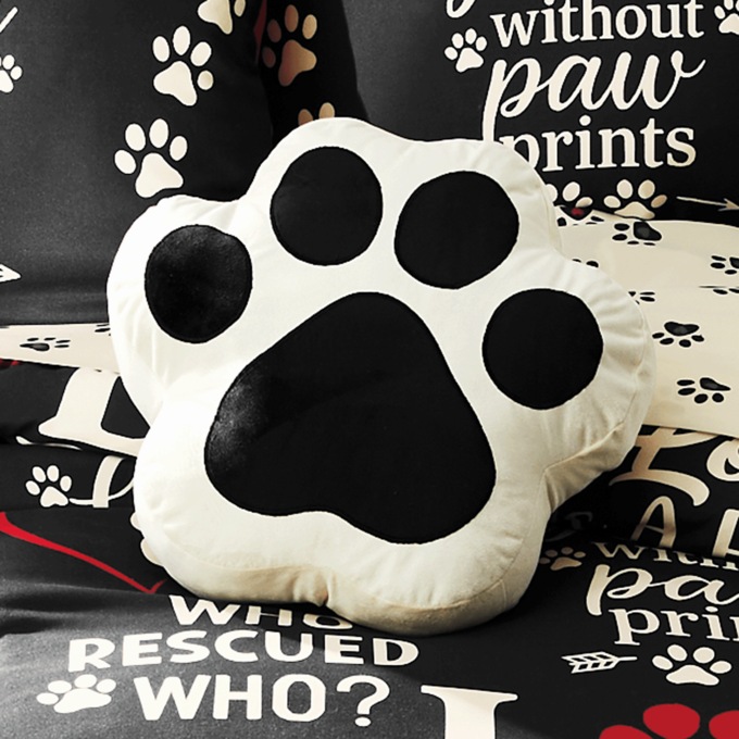 Fur Baby Accent Pillow , Multi, large