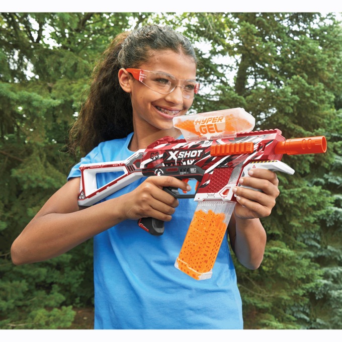 Zuru X-Shot Hyper Gel Trace Fire Blaster, , large