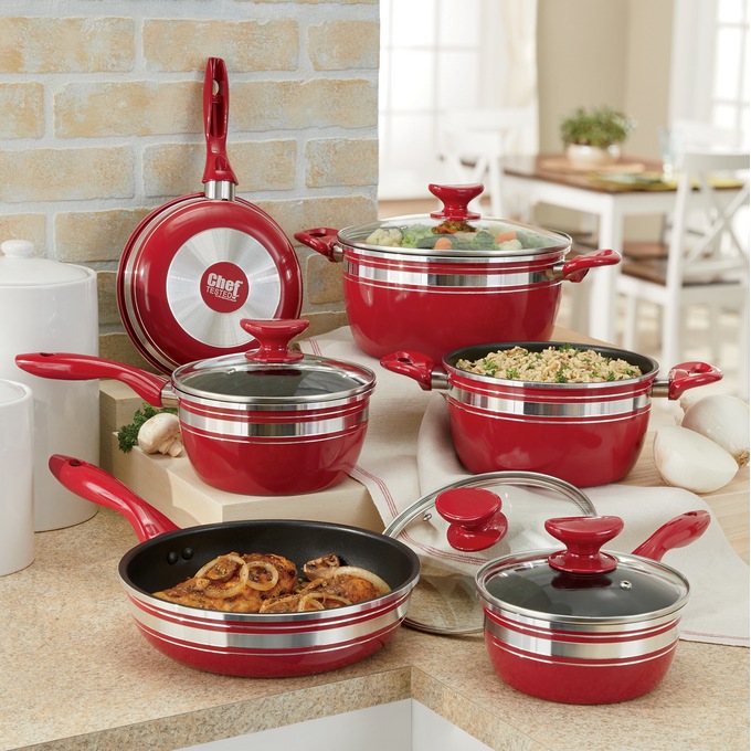 10-Piece Chef Tested® Banded Cookware Set