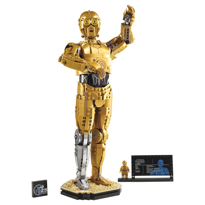 LEGO Star Wars C-3PO, Gold, large
