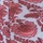 Red Floral Damask