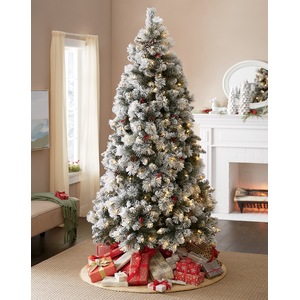 7-Foot Frosted Berry Tree, , large