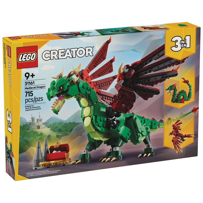 LEGO Creator 3-in-1 Medieval Dragon, , large