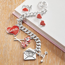 Valentine&#39;s Day Charm/Toggle Bracelet, , large